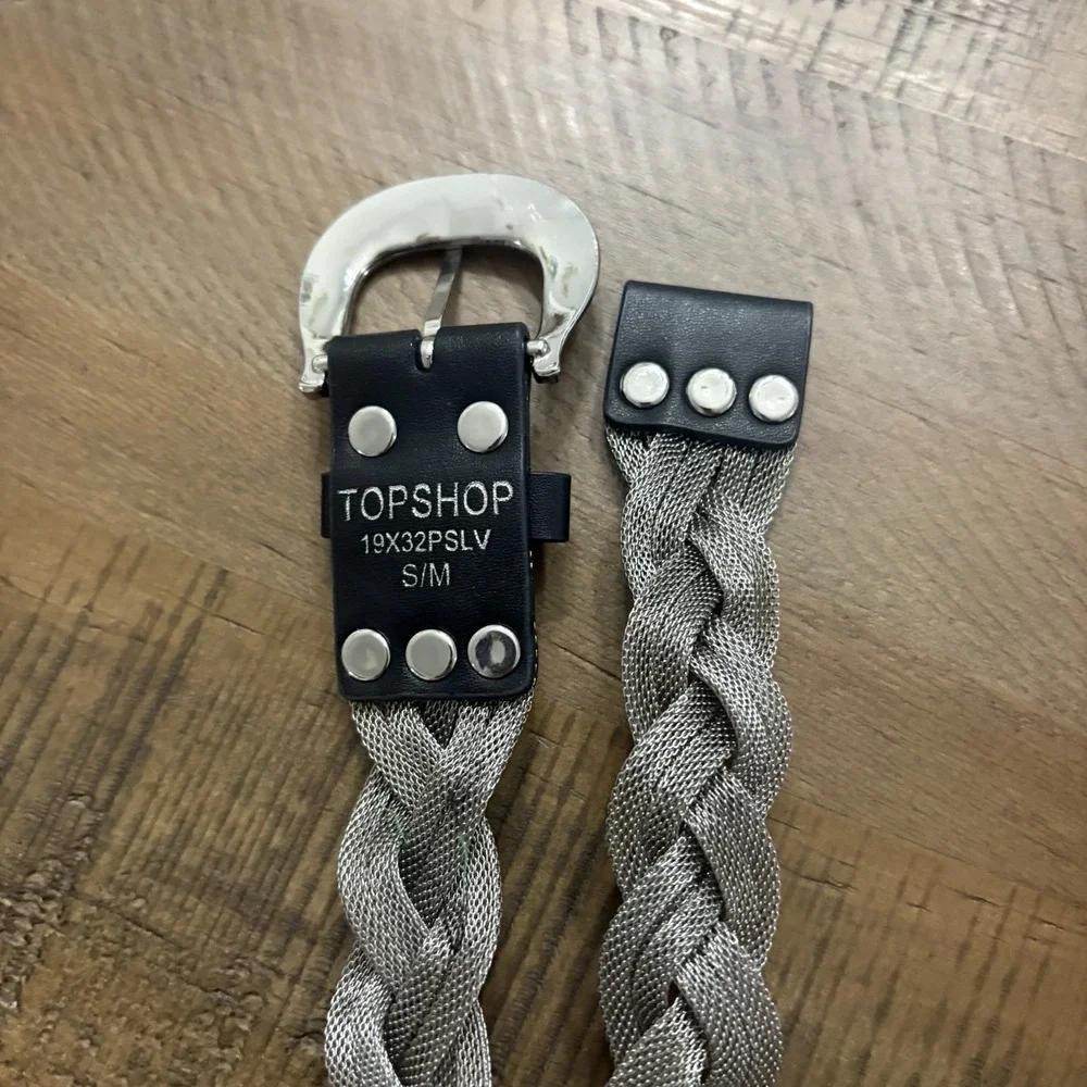 Women's Belt Lot of 3 Gold Silver Tone Chain Link Chunky Adjustable VTGtoNow